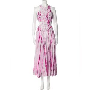Aje Introspect Cut Out Midi Dress